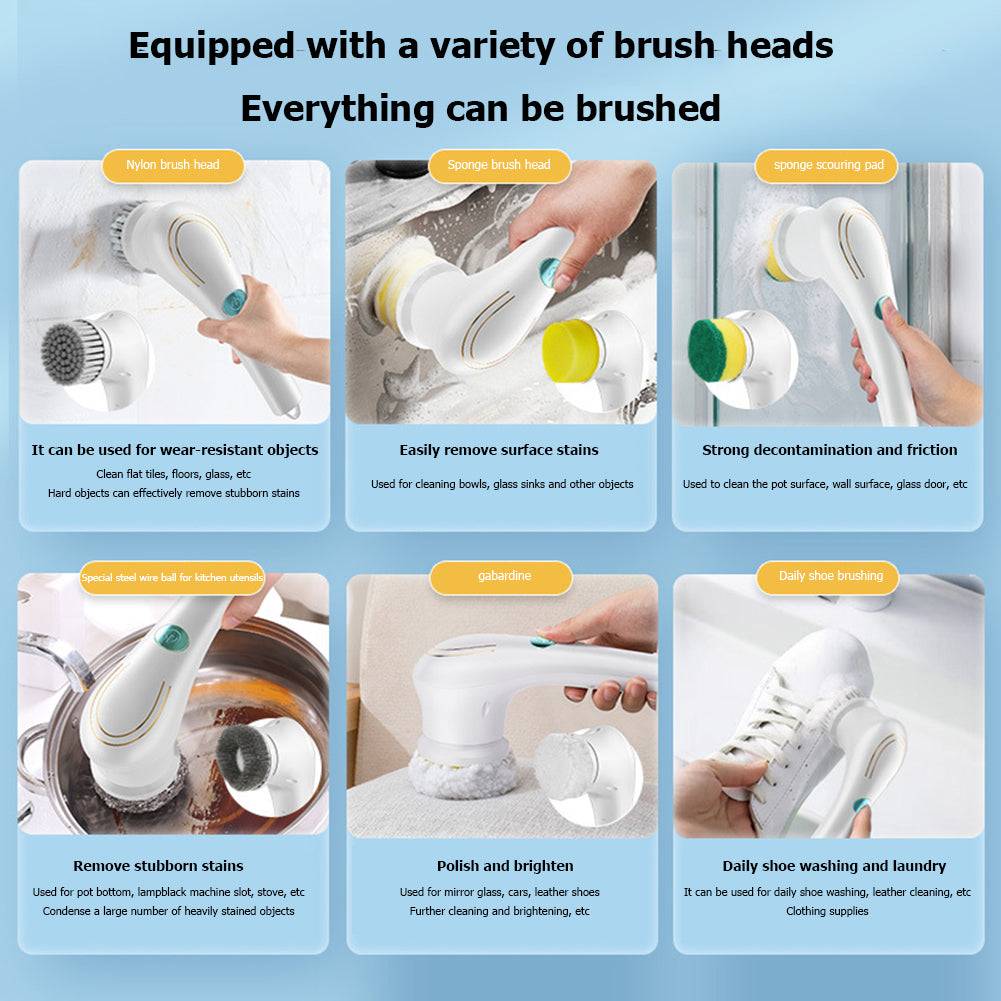 Electric Handheld Cleaning Brush


